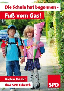Achtung: Schulanfänger unterwegs