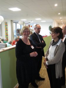 Cäcilie Haverkamp, Detlef Ehlert und Silvia Gabler bei der SenTa-Eröffnung (Foto: Klaus Bauer)