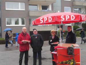 In Erkrath unterwegs: Detlef Ehlert, Horst Esselborn, Ursula Mazurczak, Jochen Lohoff (Fotos: Birgit Gülke)