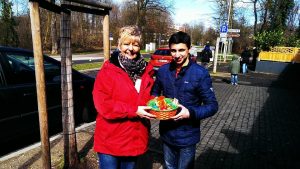 Sabine Lahnstein gratuliert Ibrahimzade Mirayil 