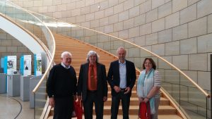 Foto von links nach rechts Heinz Kurtz, Dieter (Timo) Kremerius, Manfred Krick, Christa Riddering Foto: Florian Peters