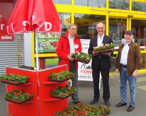 In Unterfeldhaus: Klaus Bauer, Detlef Ehlert, Adi Franke; Foto: Dieter Becker