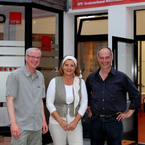 Drei auf einem gemeinsamen Weg: Jörg Dürr, Andrea Rottmann und Detlef Ehlert