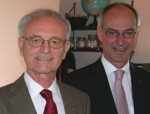 Der ehemalige Präsident des Europäischen Palaments, Dr. Klaus Hänsch, hier mit Detlef Ehlert
