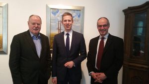 Steinbrück zu Besuch bei Bürgermeister Schultz in Erkrath