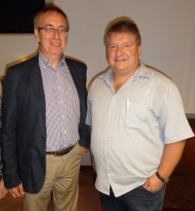 Vorsitzender Klaus Bauer und sein Stellvertreter Peter Urban