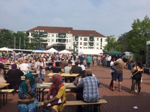 Volles Haus an den Arcaden