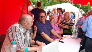 Jürgen Hampel, Toni Nezi und Karin Fink