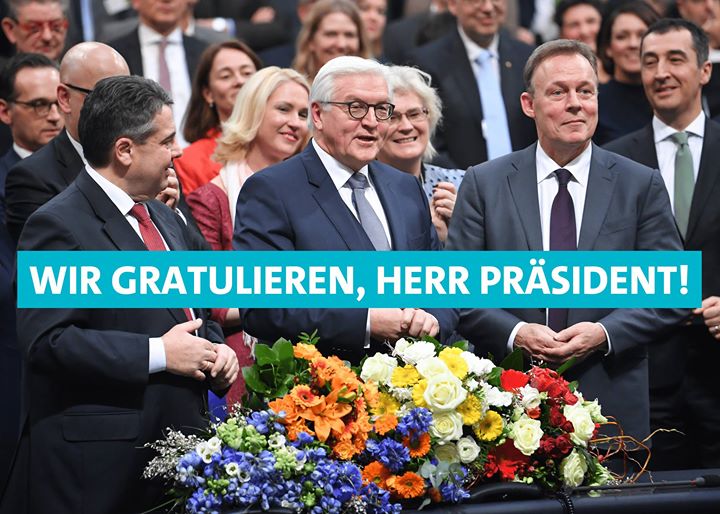 Herzlichen Glückwunsch, lieber Bundesprsident Frank-Walter Steinmeier !