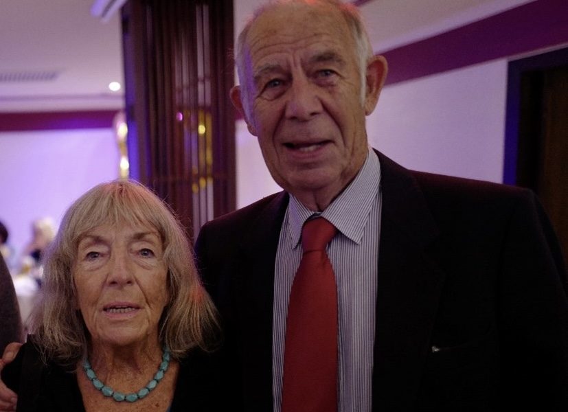 Jan Wolter und seine Frau Karin, 2021