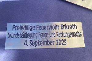 Grundsteinlegung Feuerwehr Erkrath